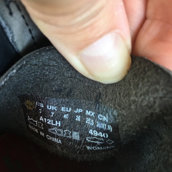 Timberland WOMEN'S 6" PREMIUM LEATHER BOOTS WATERPROOF Lace Up Grey Sz 9 - Picture 5 of 10